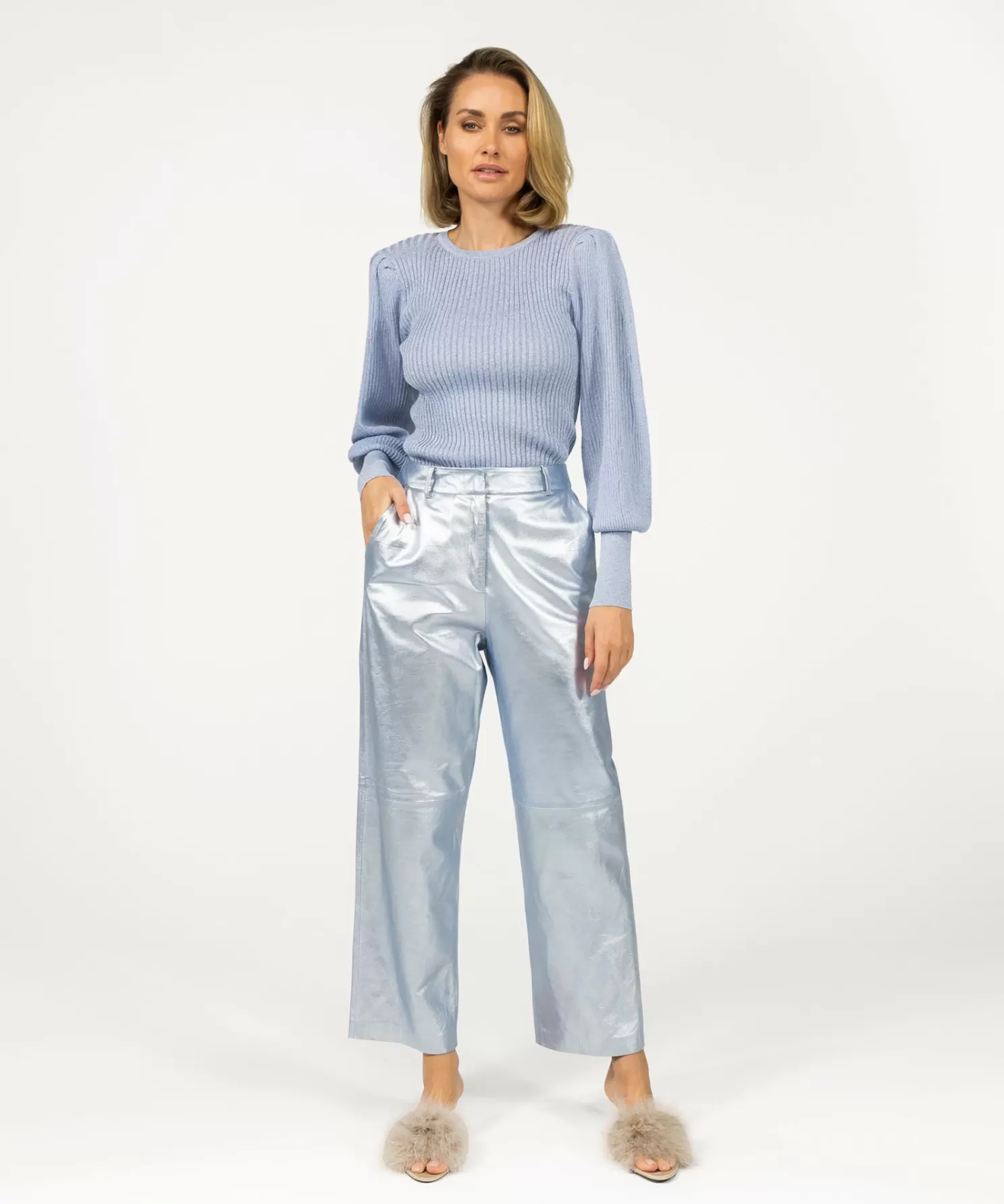 Ibana Perfecta Metallic Soft Blue Fashion