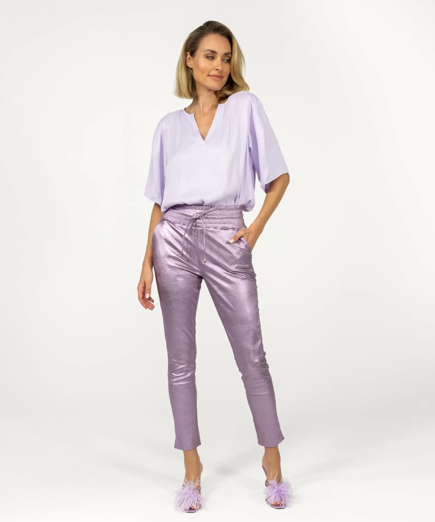 Ibana Poggy Metallic Soft Lilac Discount