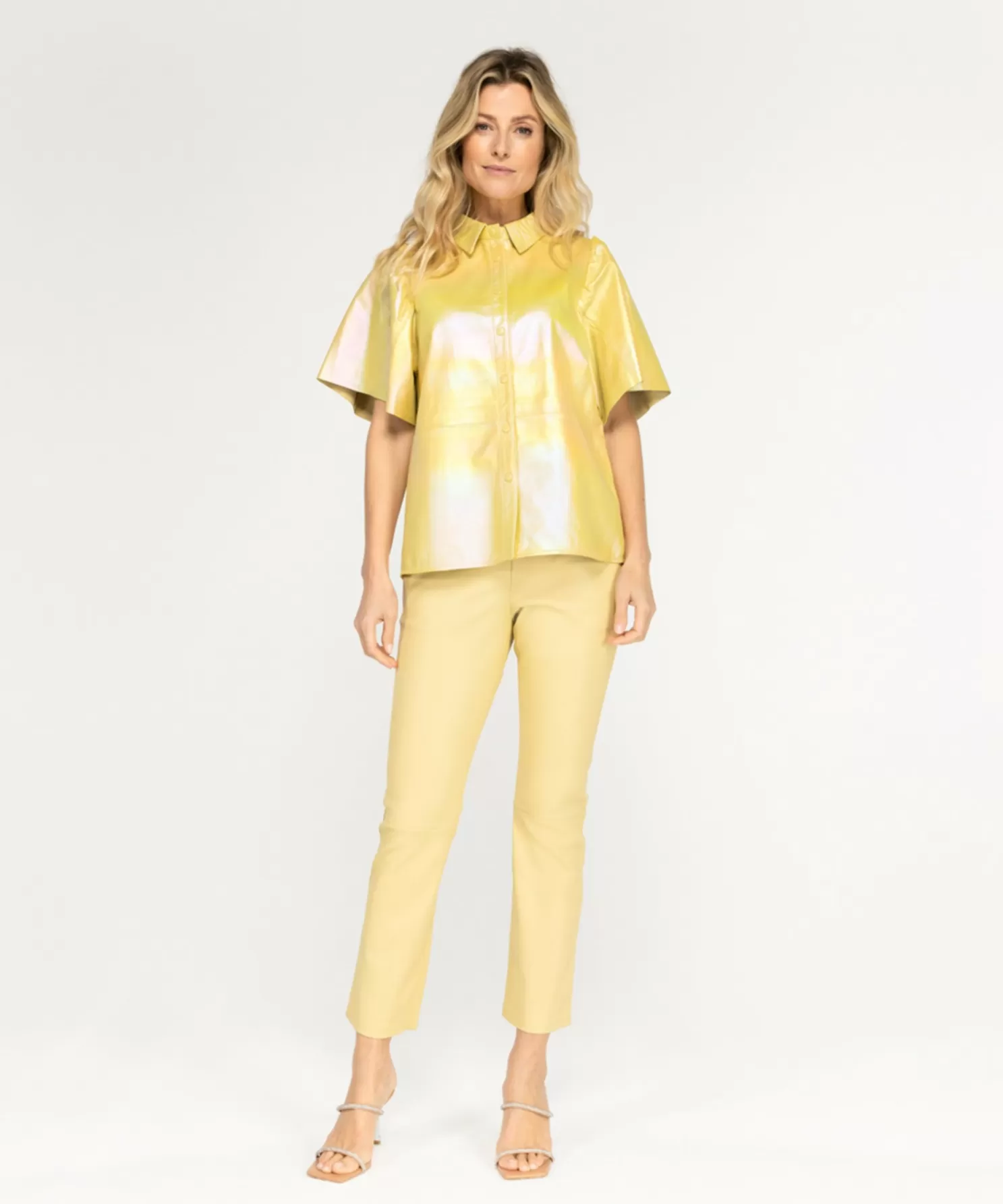 Ibana Tasha Metallic Buttery Yellow Shop